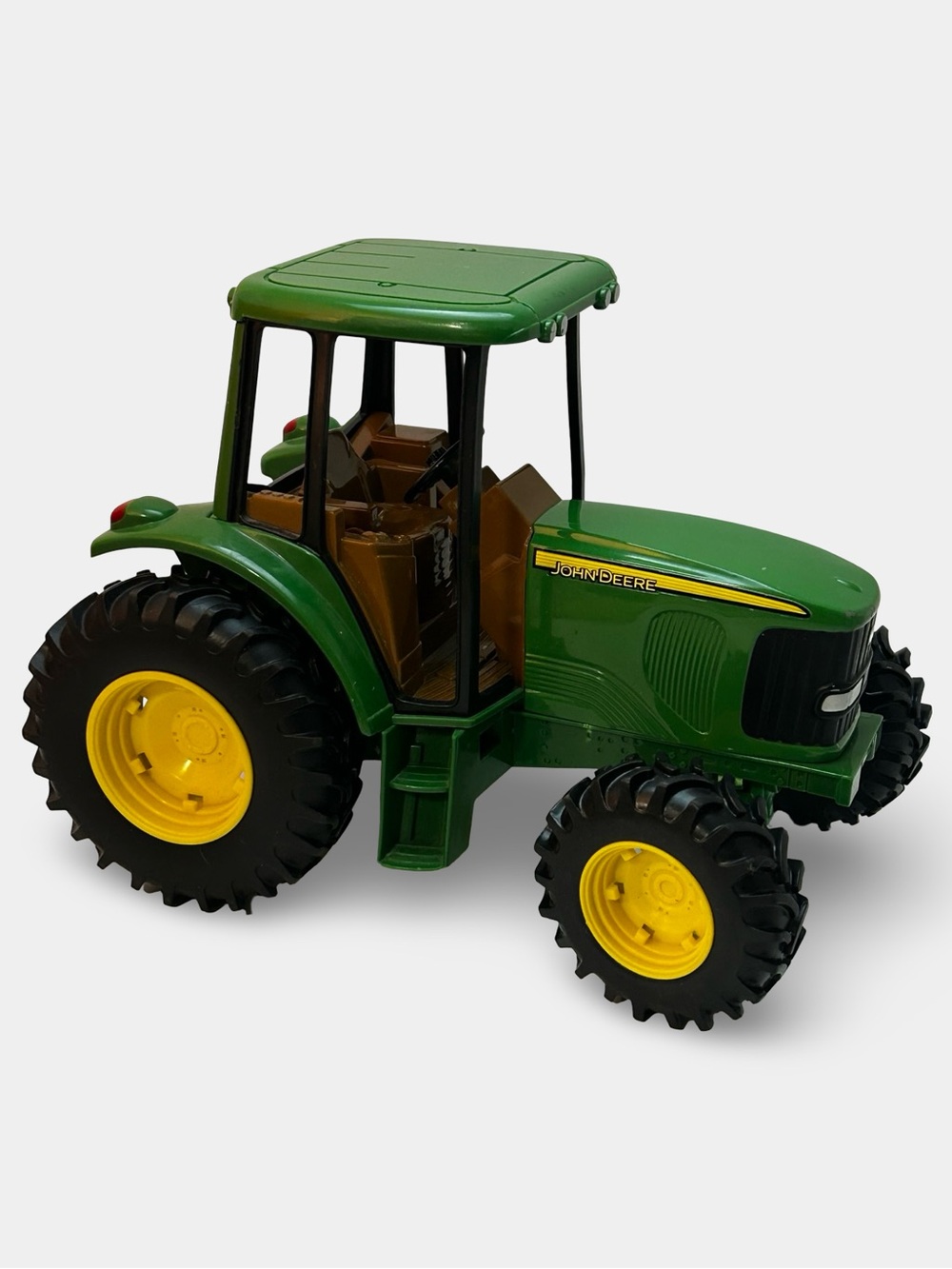 Classic John Deere Green & Yellow Die-Cast Farm Tractor Toy
